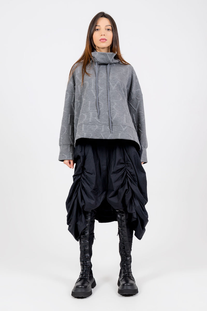 GRİ MELANJ SWEATSHIRT 8206