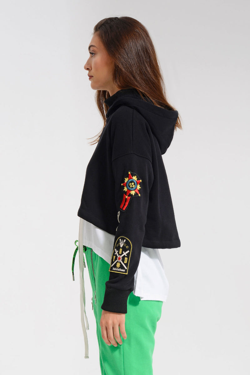 SİYAH SWEATSHIRT 8215