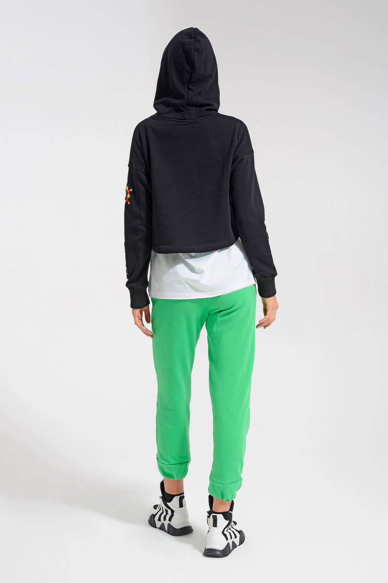 SİYAH SWEATSHIRT 8215