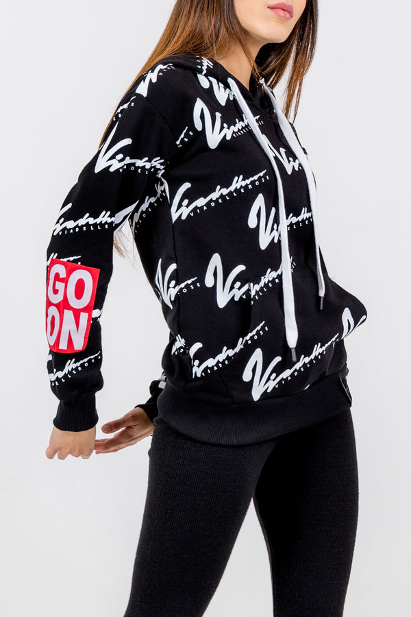 SİYAH SWEATSHIRT 8225