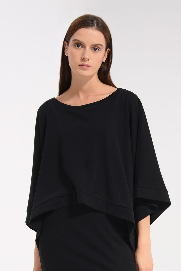 SİYAH SWEATSHIRT 8233