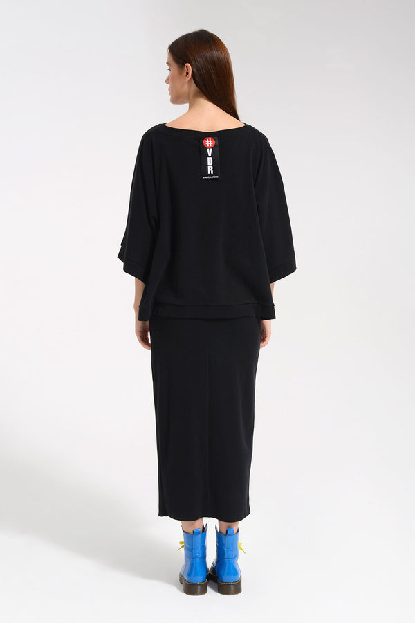 SİYAH SWEATSHIRT 8233