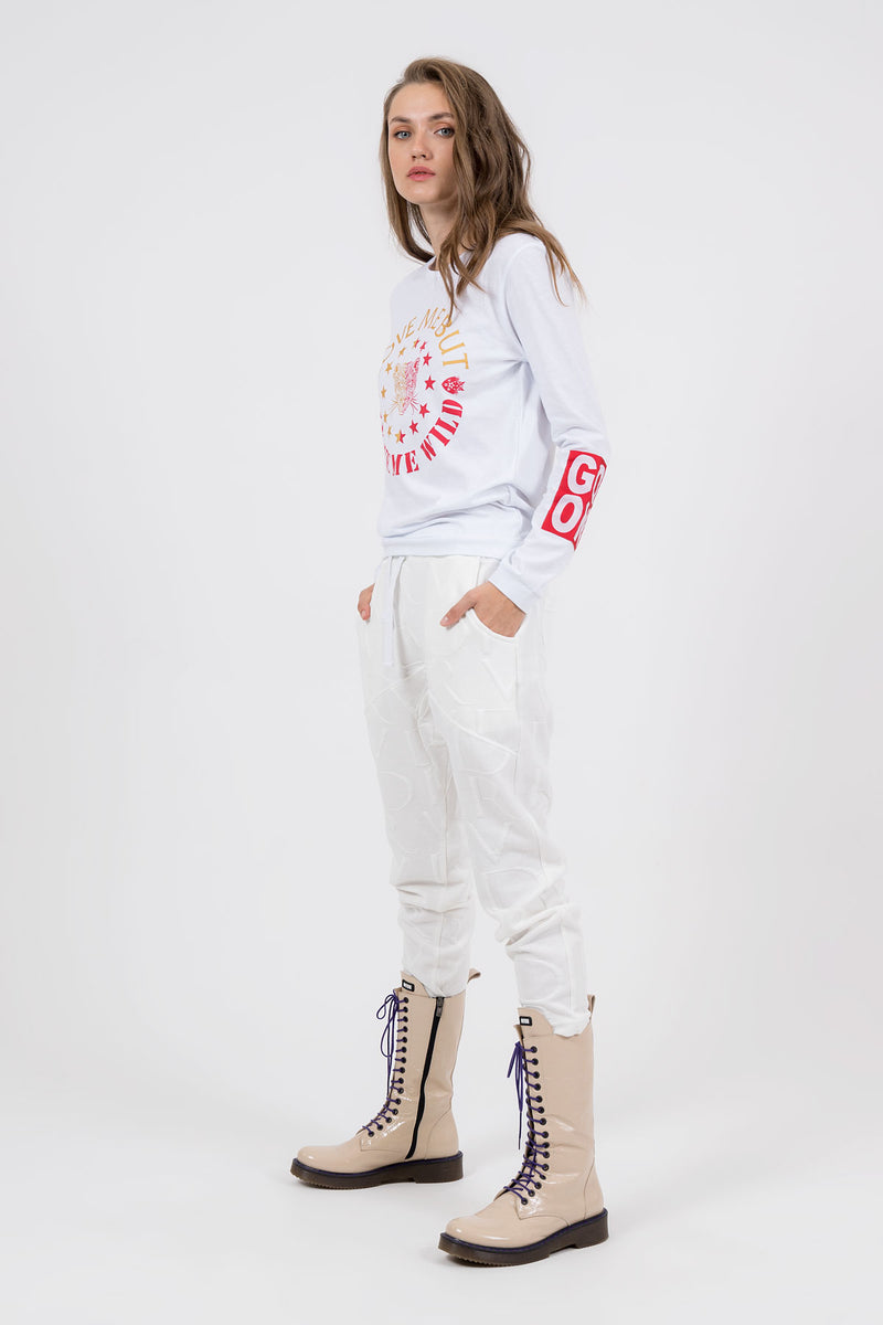 BEYAZ UZUN T-SHIRT 8272