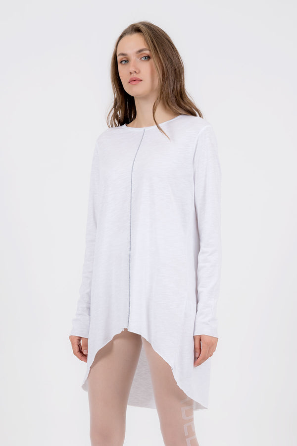 BEYAZ UZUN T-SHIRT 8278