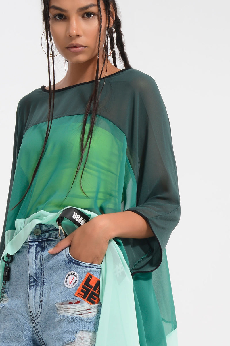 YEŞİL BLUZ 8317