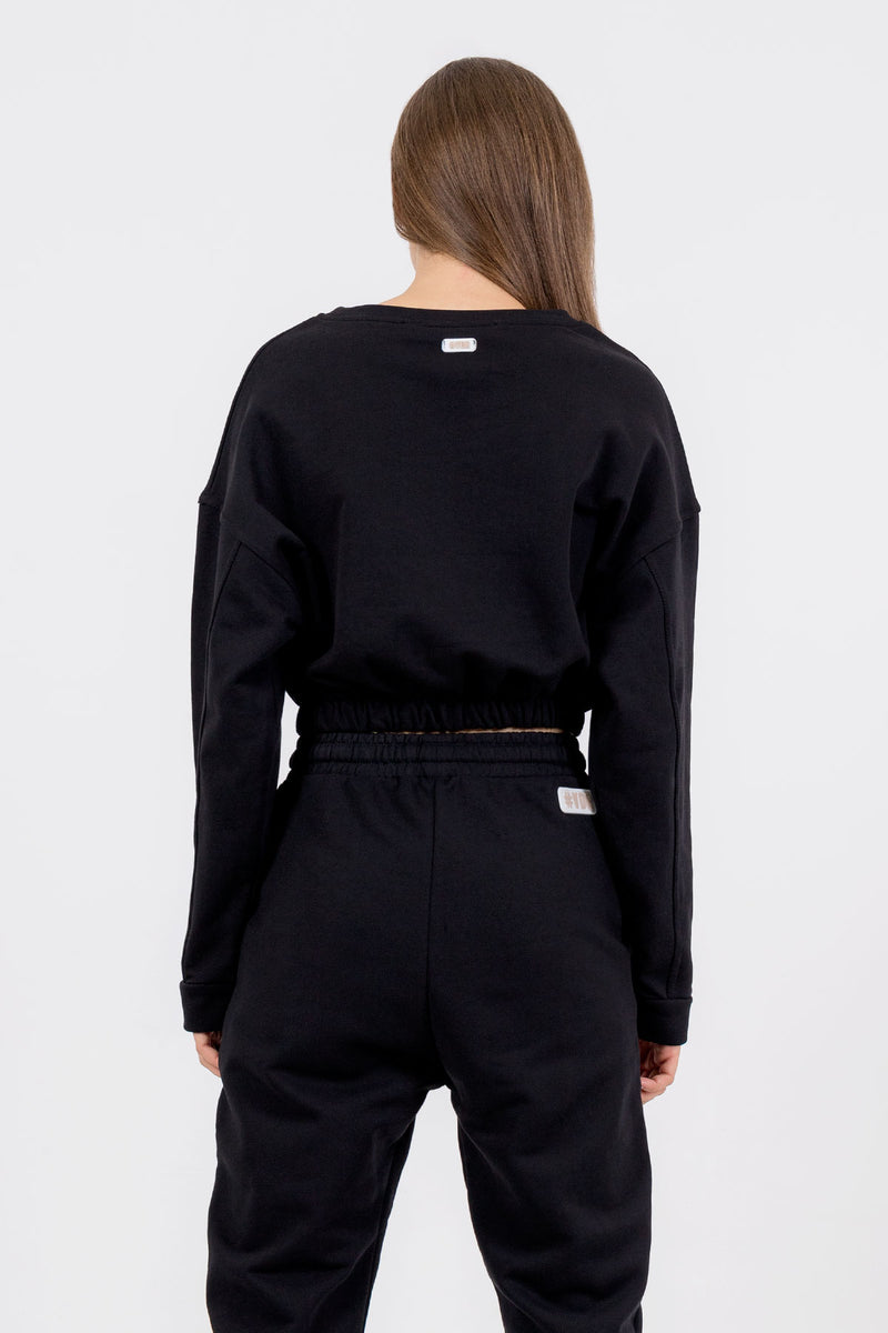 SİYAH SWEATSHIRT 8361