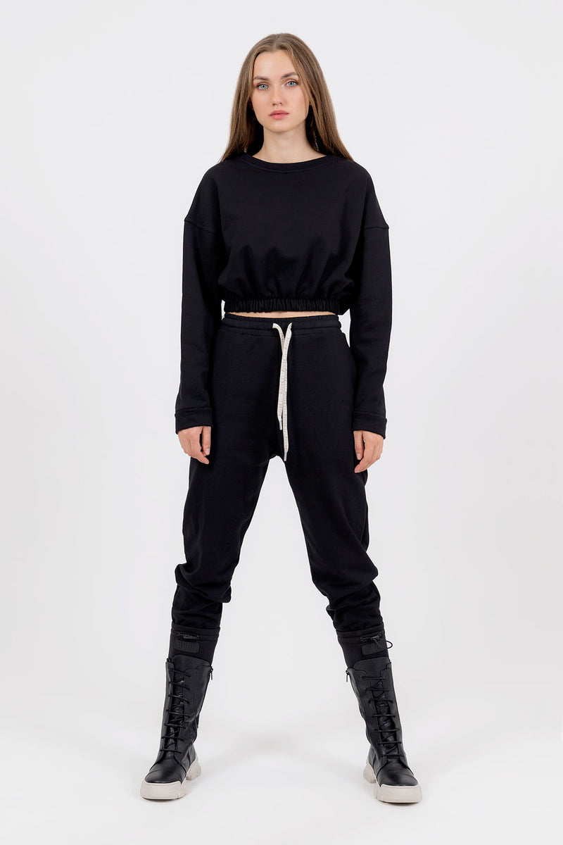 SİYAH SWEATSHIRT 8361