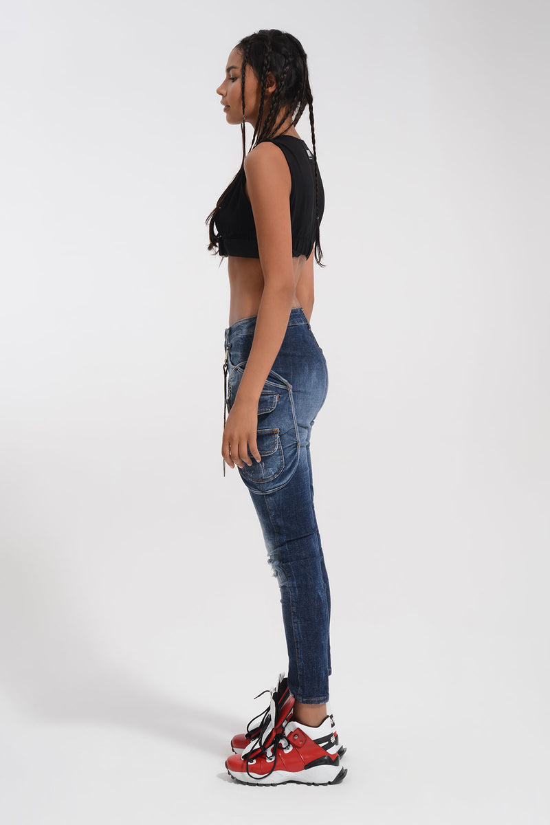 MAVİ KOT PANTOLON 8378
