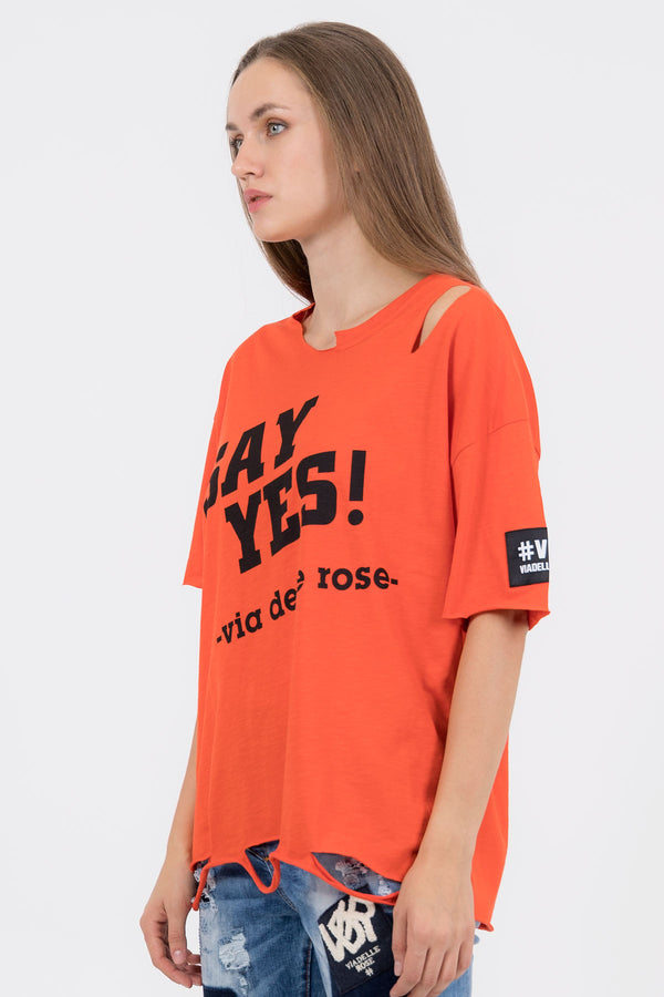 TURUNCU T-SHIRT 8448