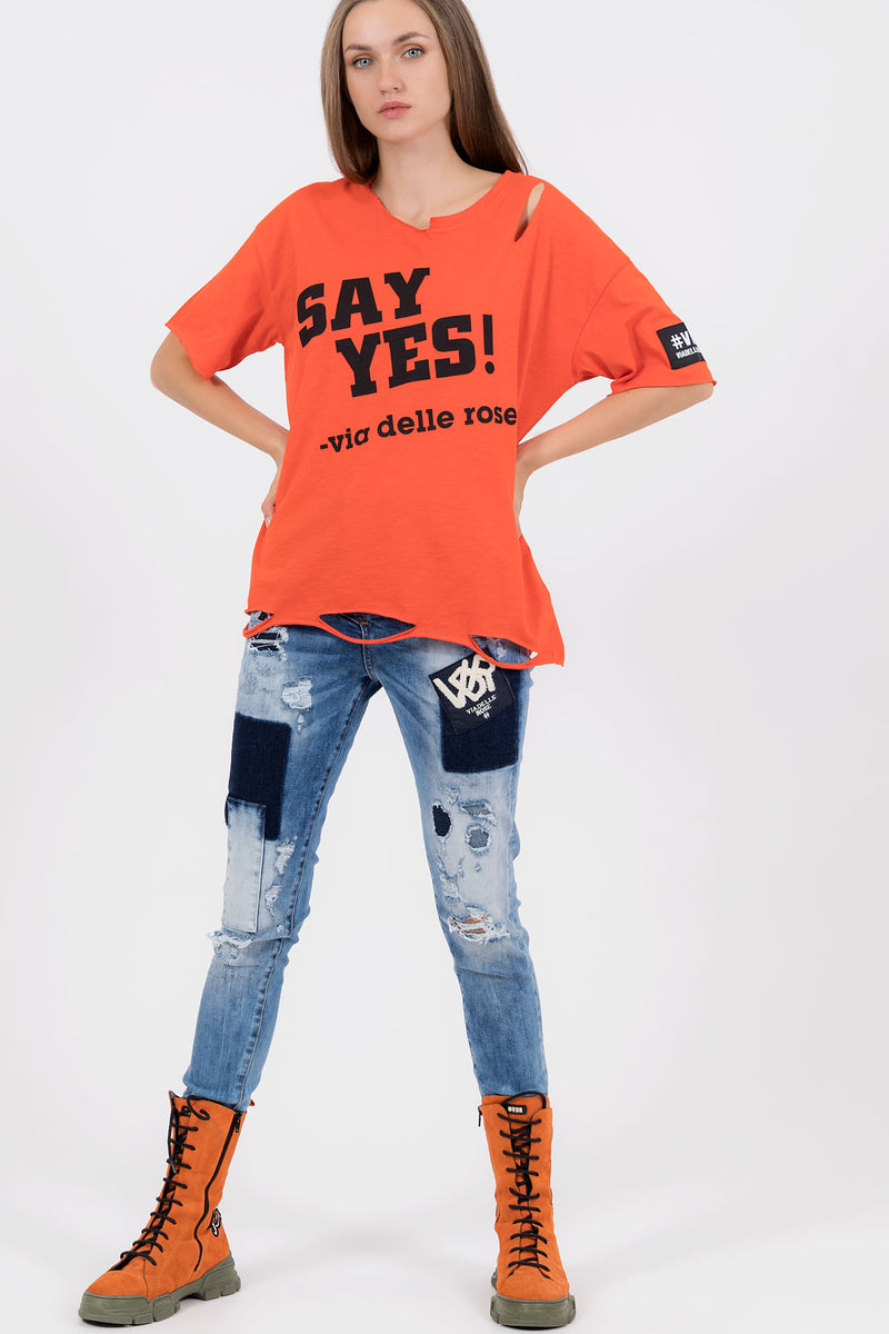 TURUNCU T-SHIRT 8448