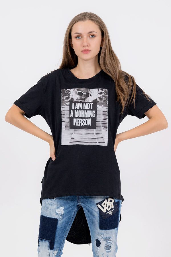 SİYAH T-SHIRT 8449