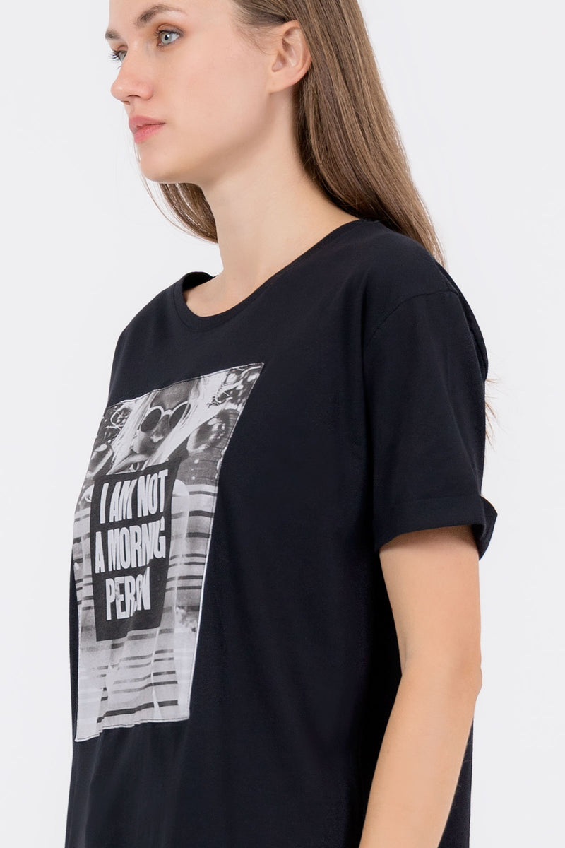 SİYAH T-SHIRT 8449