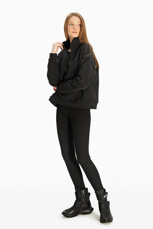 SİYAH SWEATSHIRT 10093