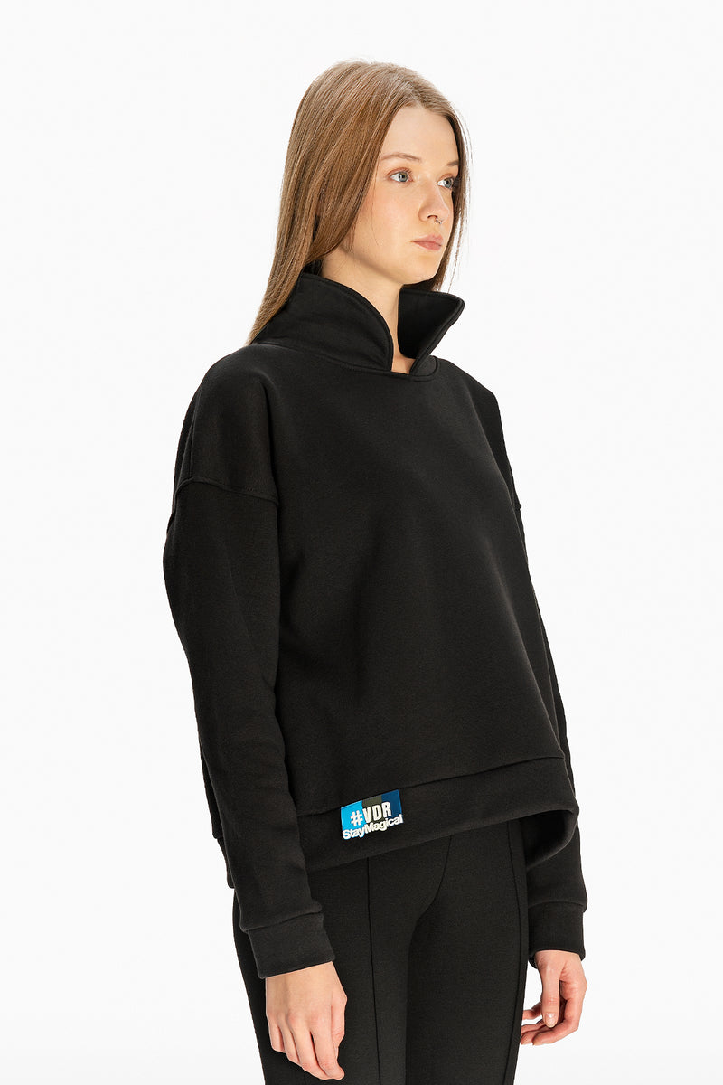 SİYAH SWEATSHIRT 10093