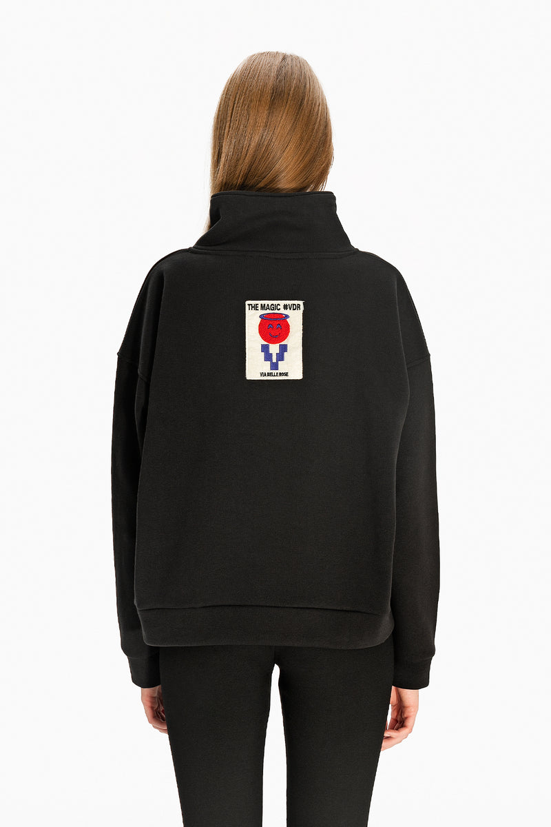 SİYAH SWEATSHIRT 10093