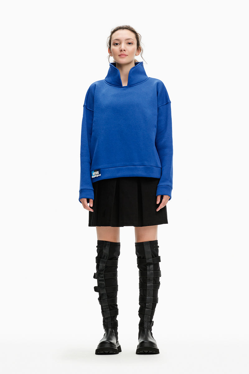 SAKS MAVİSİ SWEATSHIRT 10093