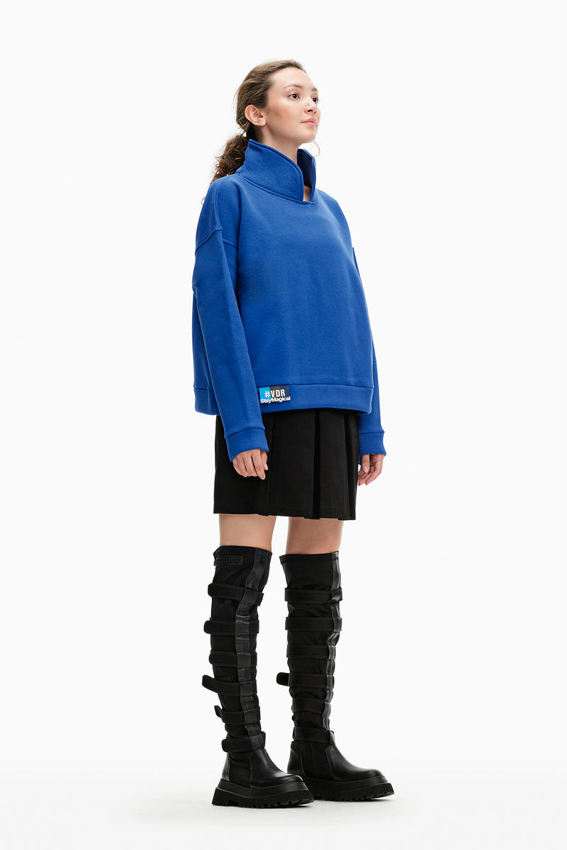 SAKS MAVİSİ SWEATSHIRT 10093