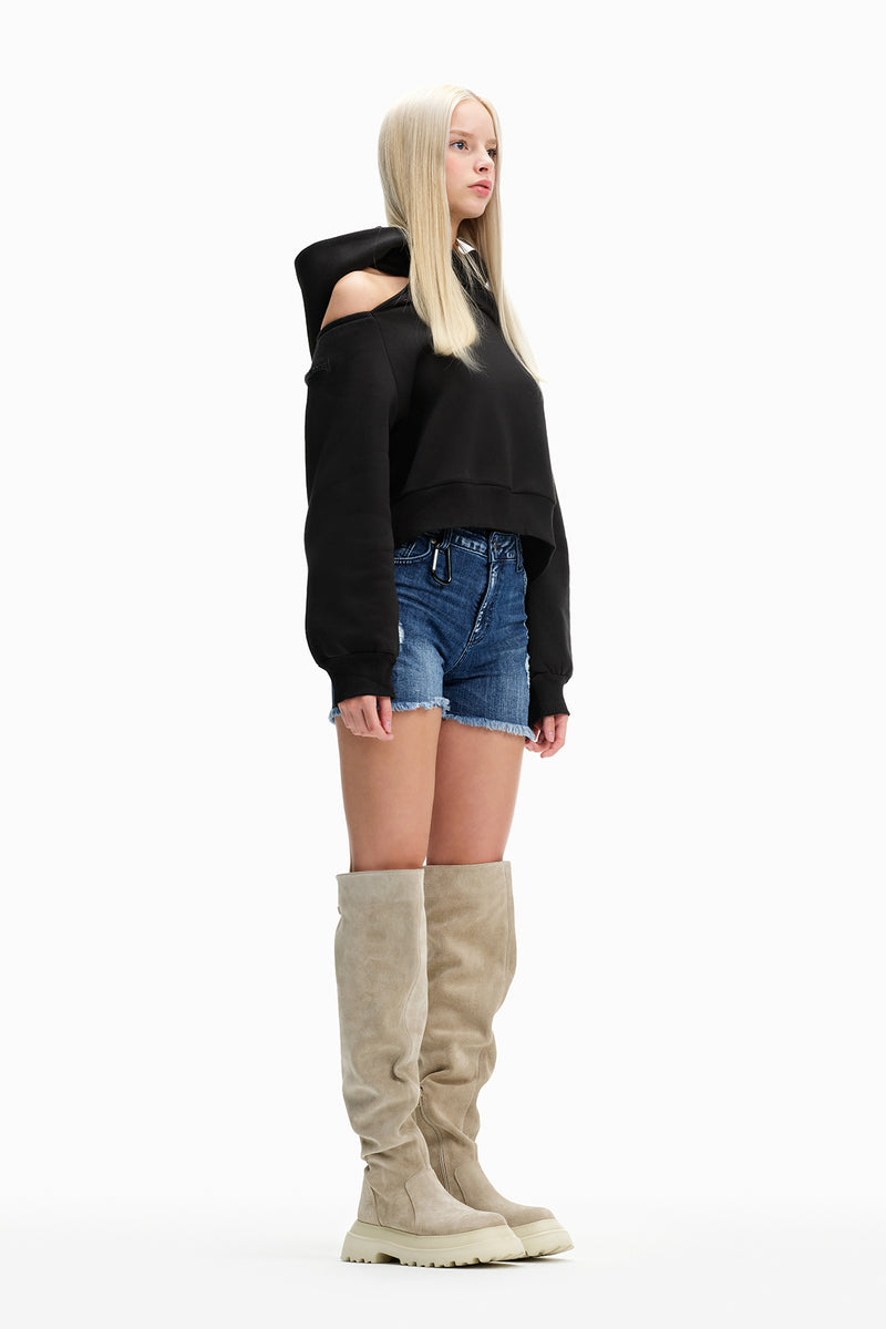 SİYAH SWEATSHIRT 10110