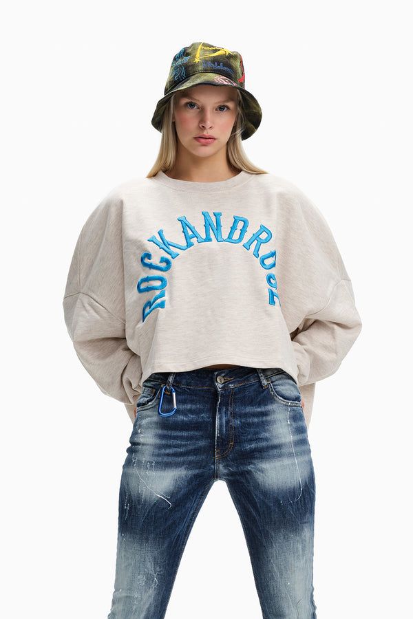 BEJ MELANJ SWEATSHIRT 10231