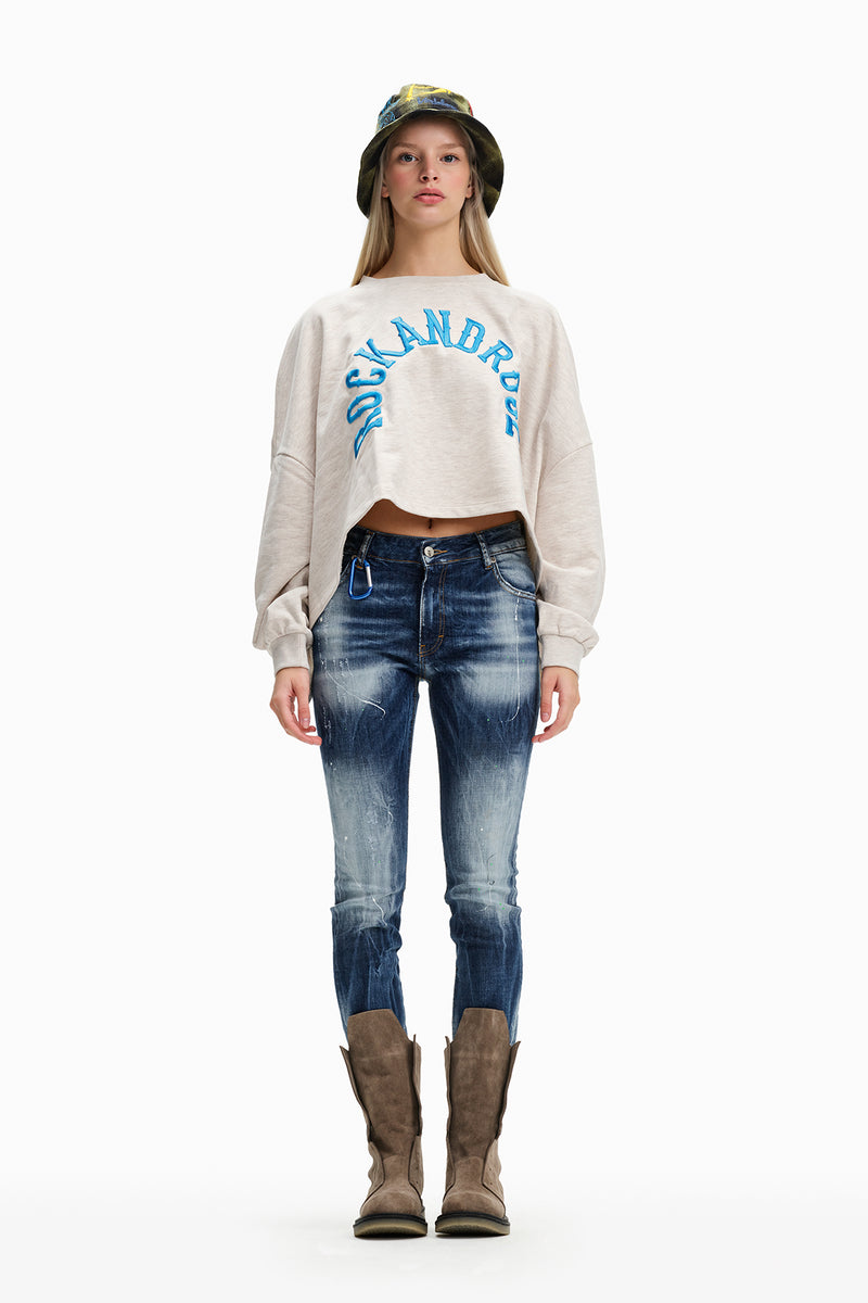BEJ MELANJ SWEATSHIRT 10231