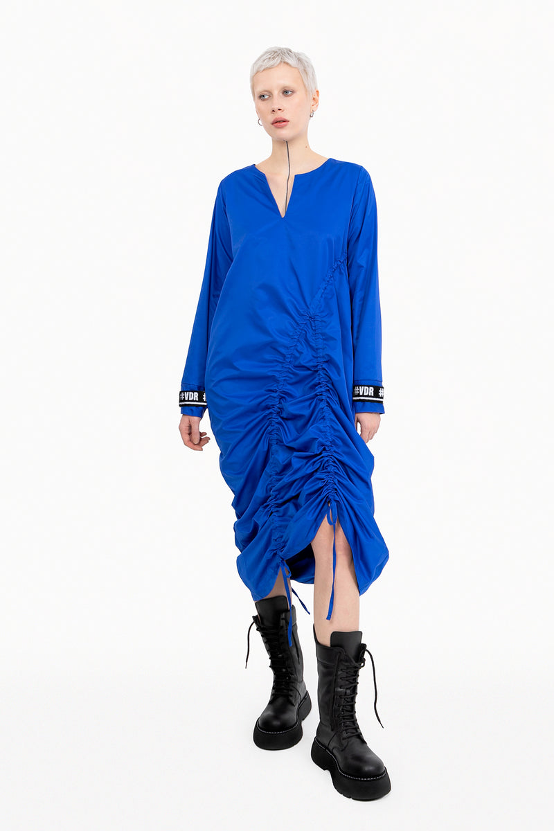 SAKS MAVİSİ ELBİSE 10440