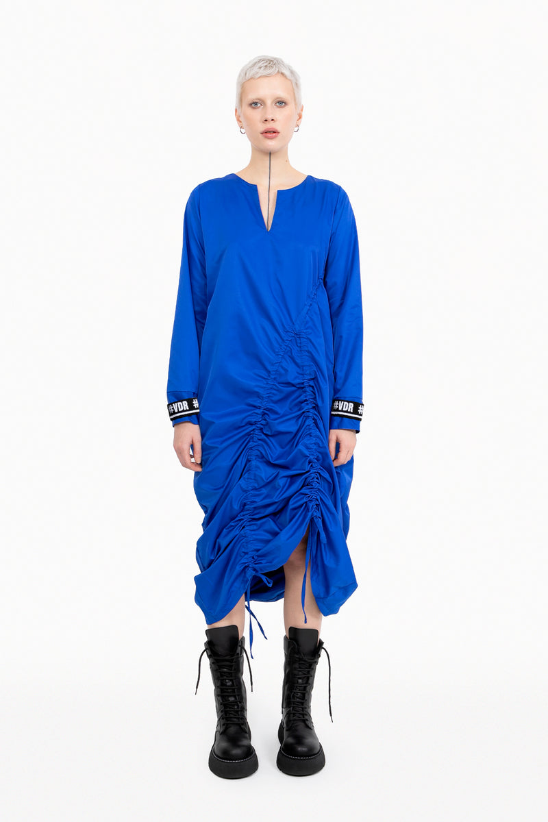 SAKS MAVİSİ ELBİSE 10440