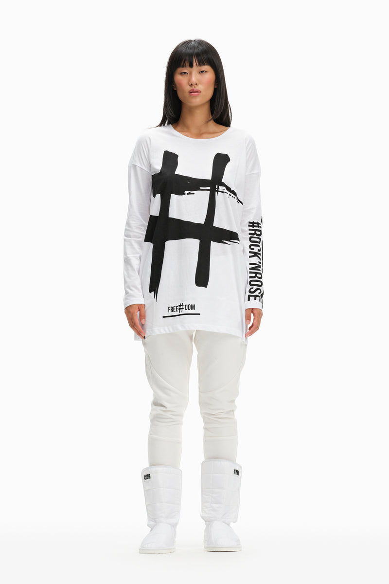 BEYAZ UZUN T-SHIRT 10449