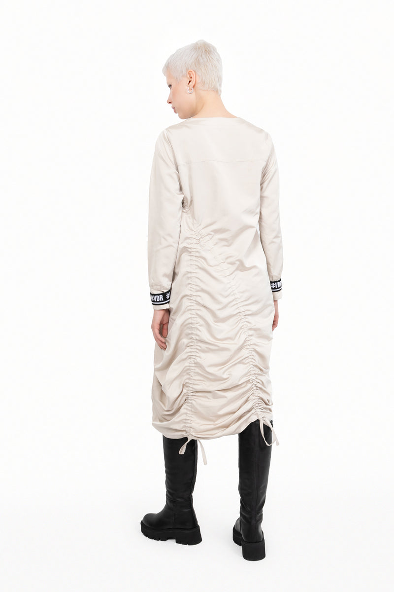 BEJ ELBİSE 10524