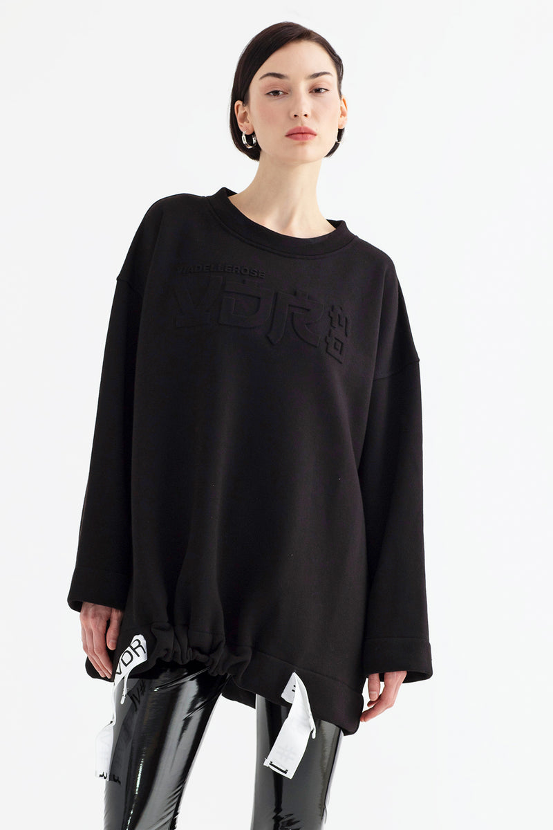 SİYAH SWEATSHIRT 12078