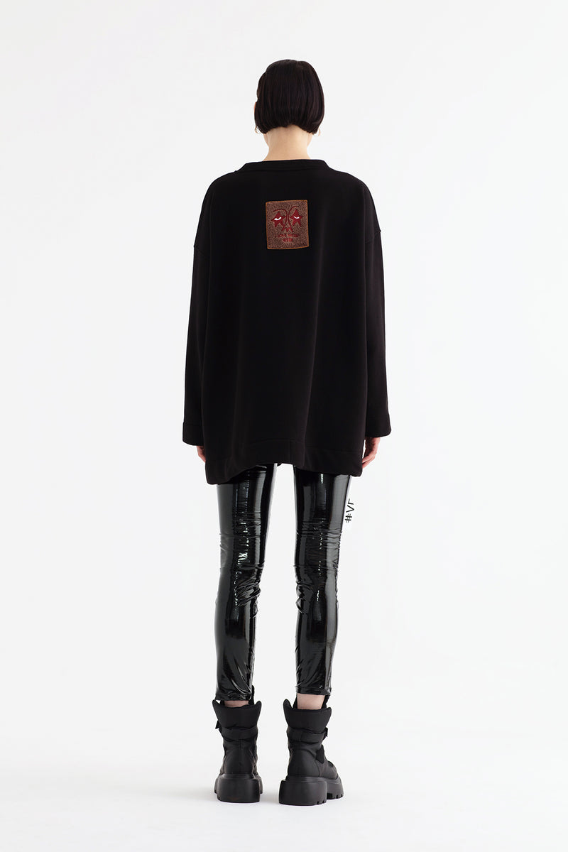 SİYAH SWEATSHIRT 12078