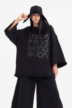 SİYAH SWEATSHIRT 12162