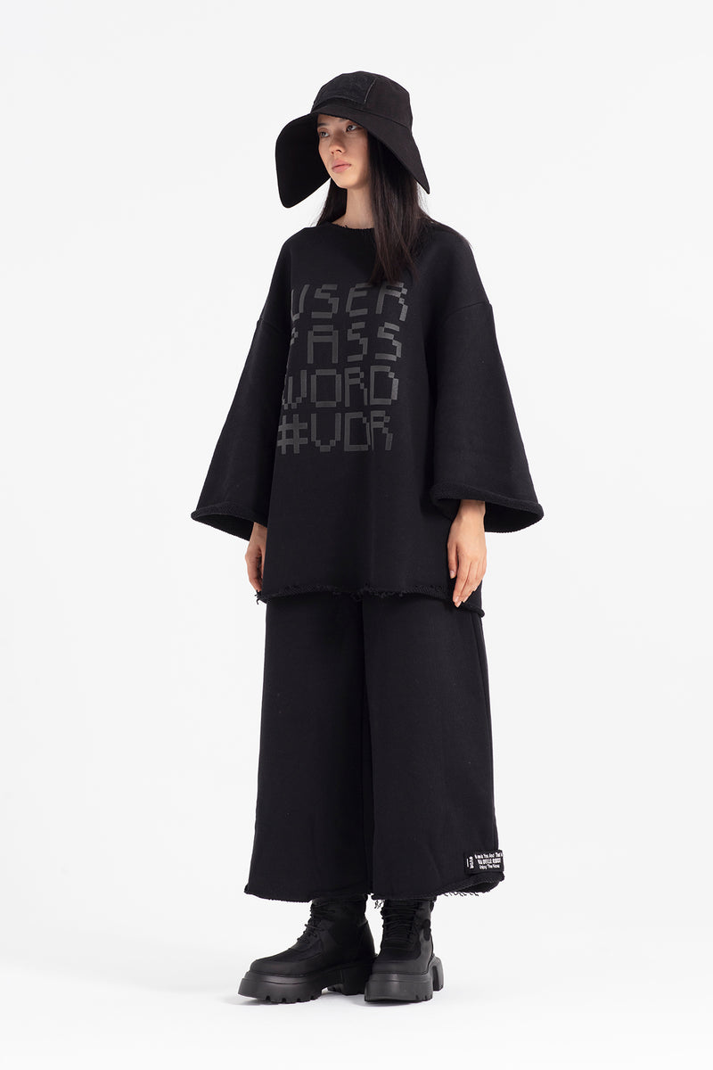 SİYAH SWEATSHIRT 12162