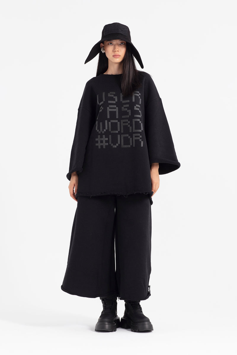 SİYAH SWEATSHIRT 12162