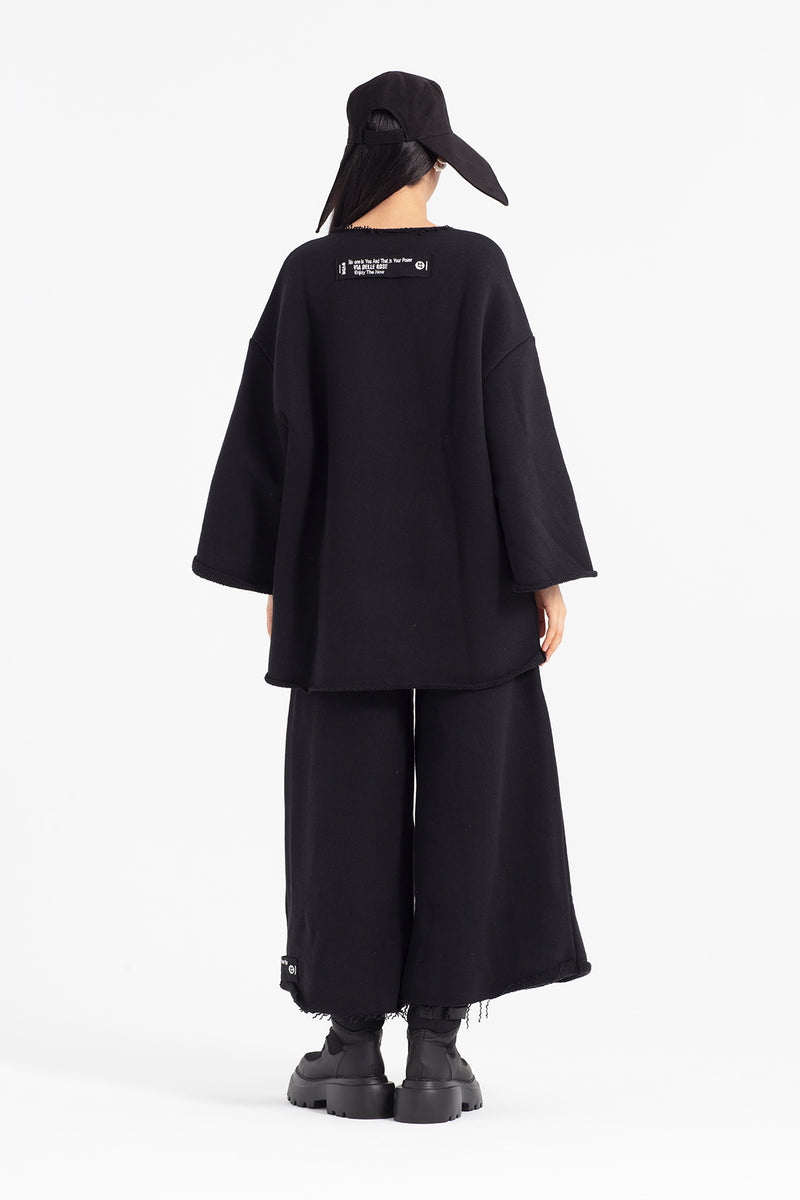 SİYAH SWEATSHIRT 12162