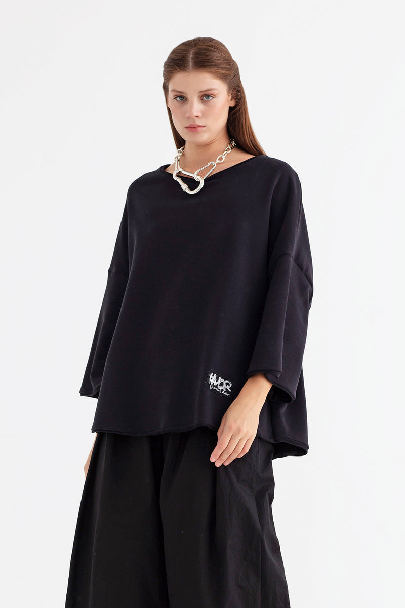 SİYAH SWEATSHIRT 12248