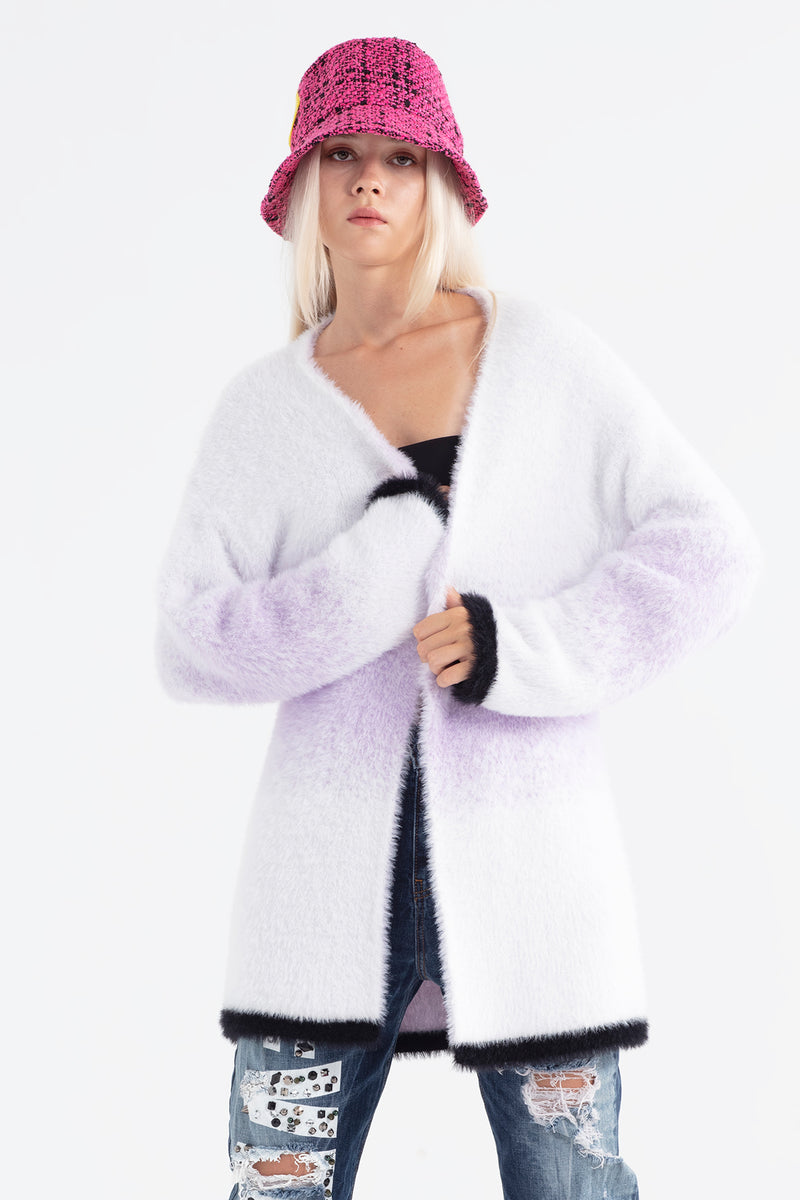 EKRU AÇIK MOR HIRKA 12342