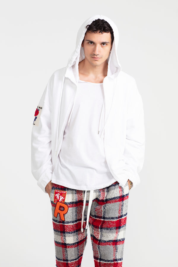 ERKEK BEYAZ SWEATSHIRT 1006