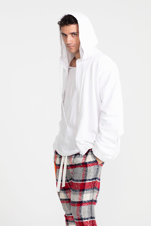 ERKEK BEYAZ SWEATSHIRT 1006
