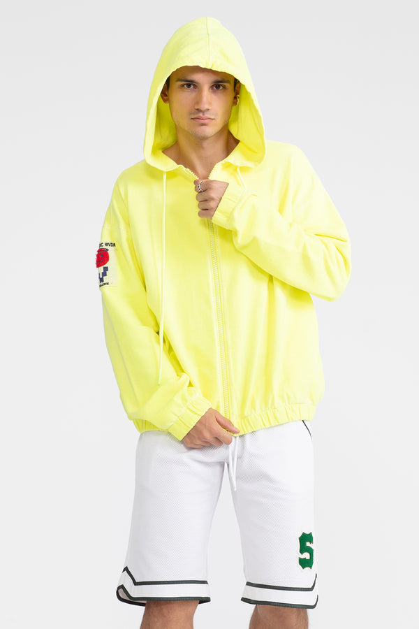 ERKEK SARI NEON SWEATSHIRT 1006
