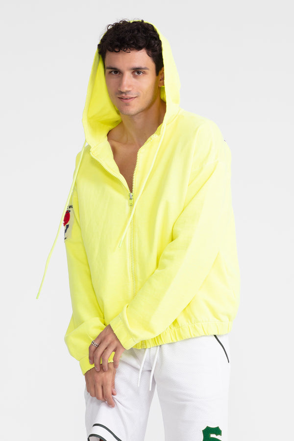 ERKEK SARI NEON SWEATSHIRT 1006
