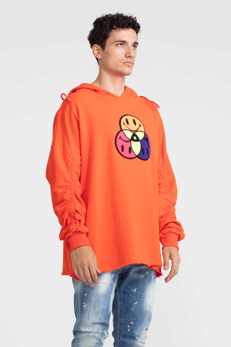 ERKEK TURUNCU SWEATSHIRT 1007