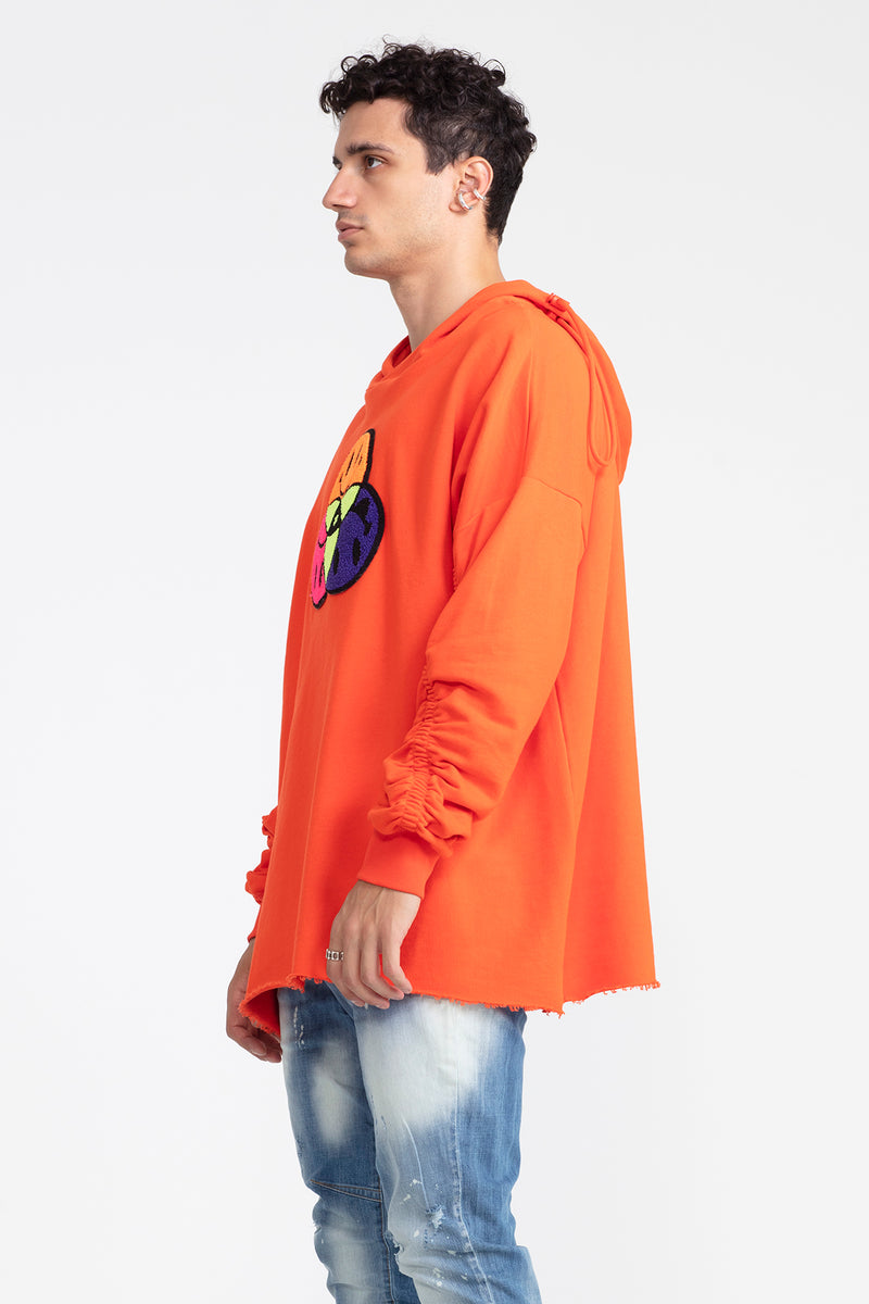 ERKEK TURUNCU SWEATSHIRT 1007