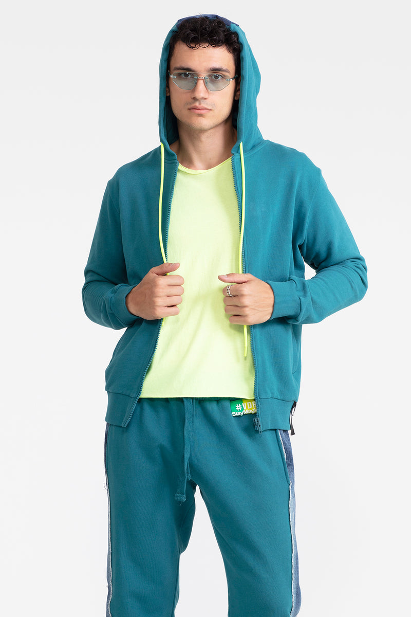 ERKEK KOYU YEŞİL SWEATSHIRT 1009