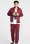 ERKEK BORDO PANTOLON 1036