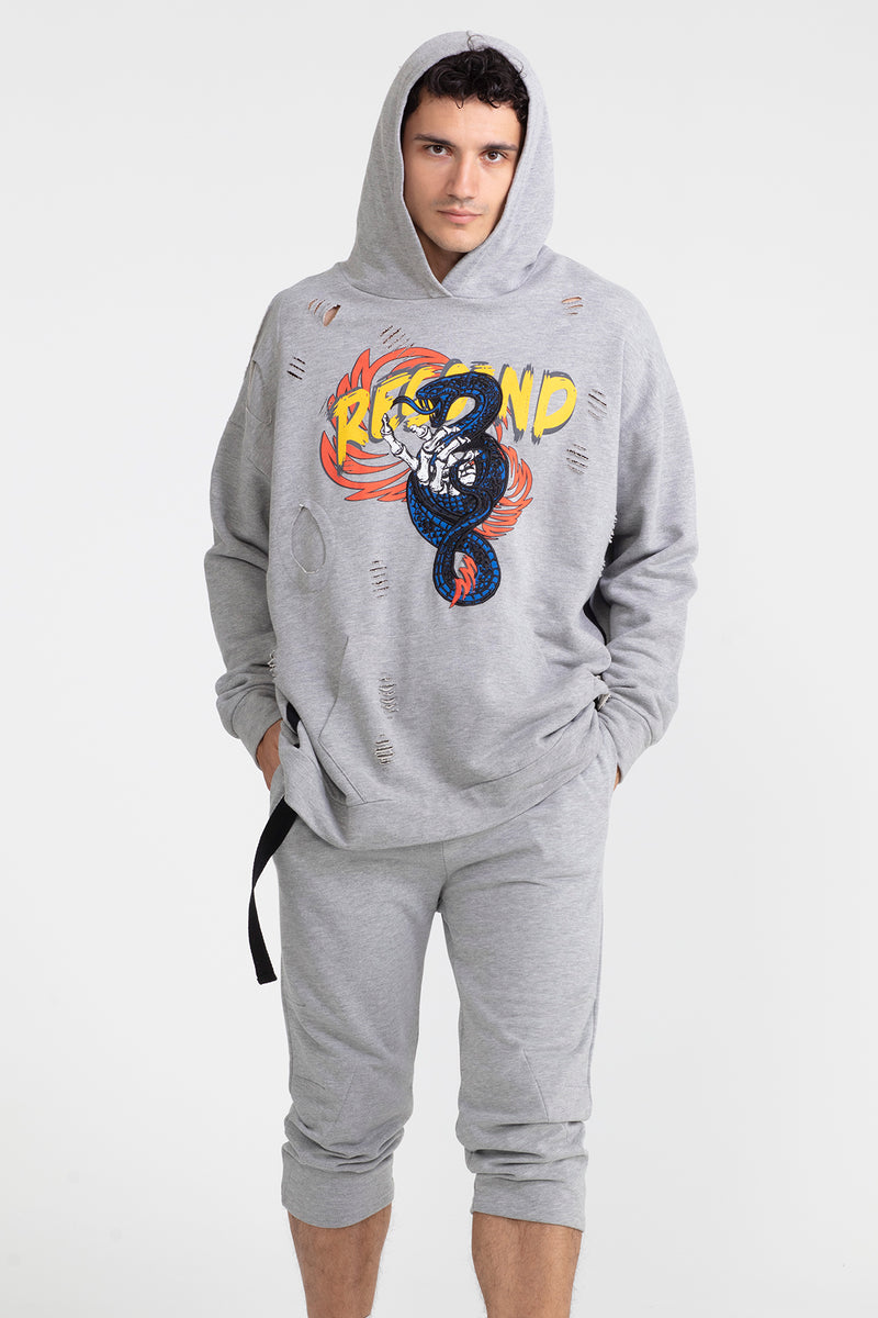 ERKEK GRİ MELANJ PANTOLON 1043