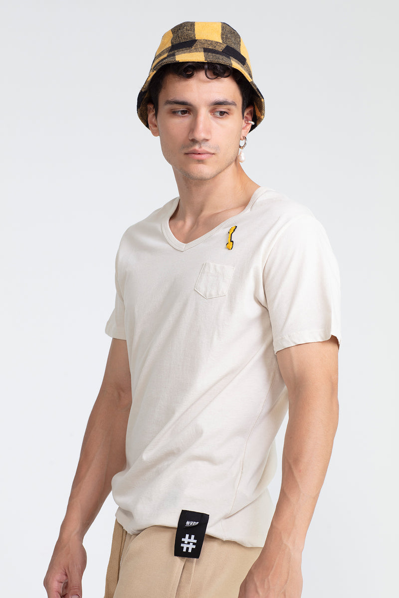 ERKEK BEJ T-SHIRT 1050