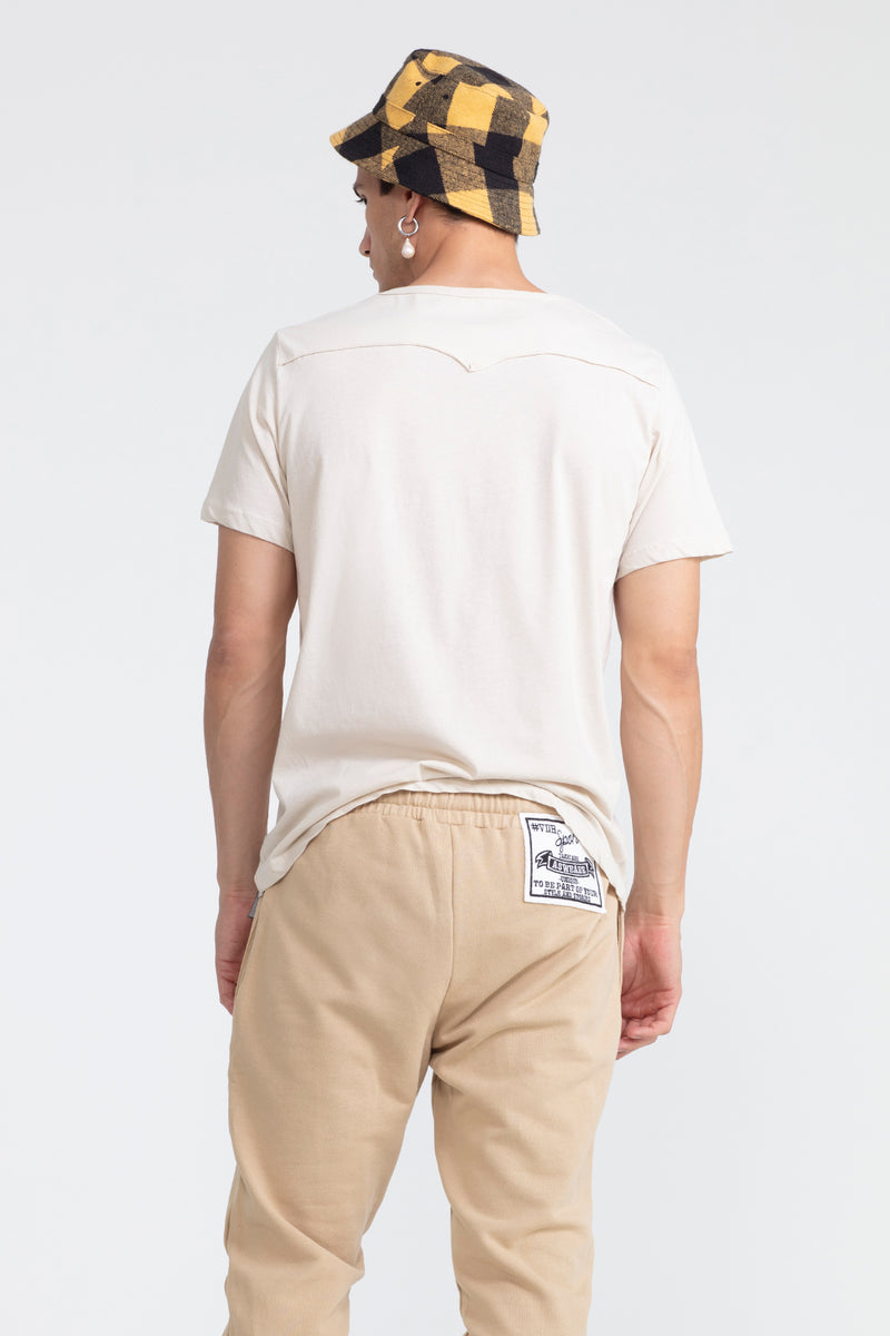 ERKEK BEJ T-SHIRT 1050