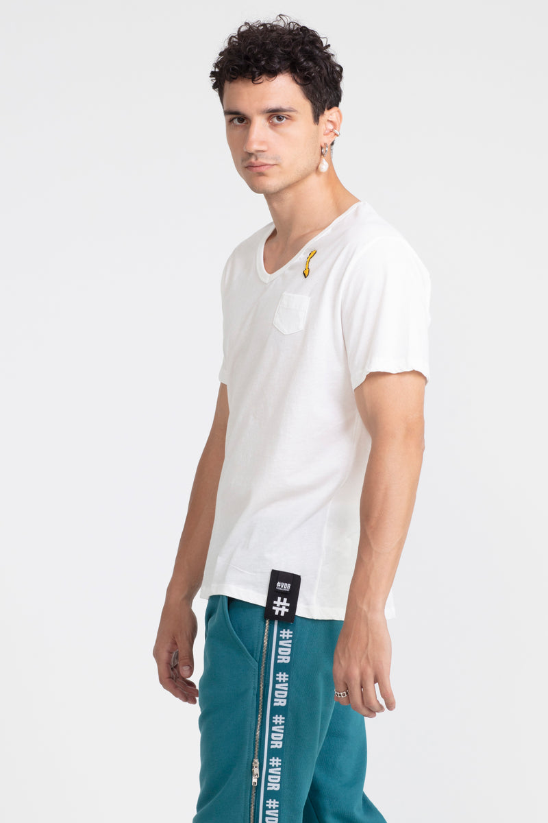 ERKEK EKRU T-SHIRT 1050