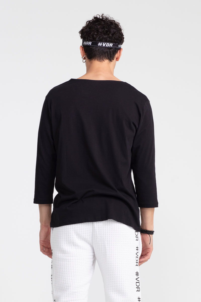 ERKEK SİYAH T-SHIRT 1054