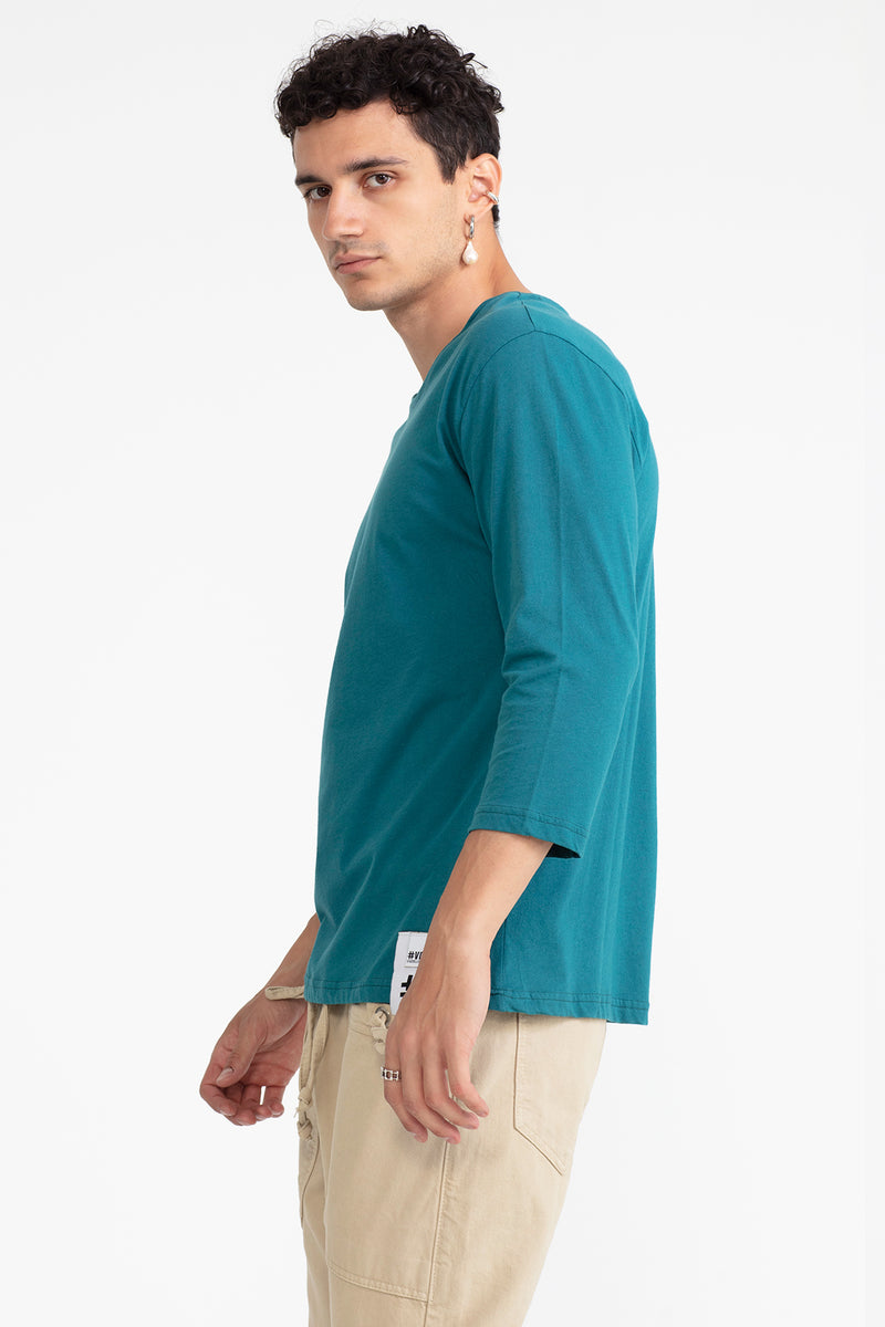 ERKEK KOYU YEŞİL T-SHIRT 1054